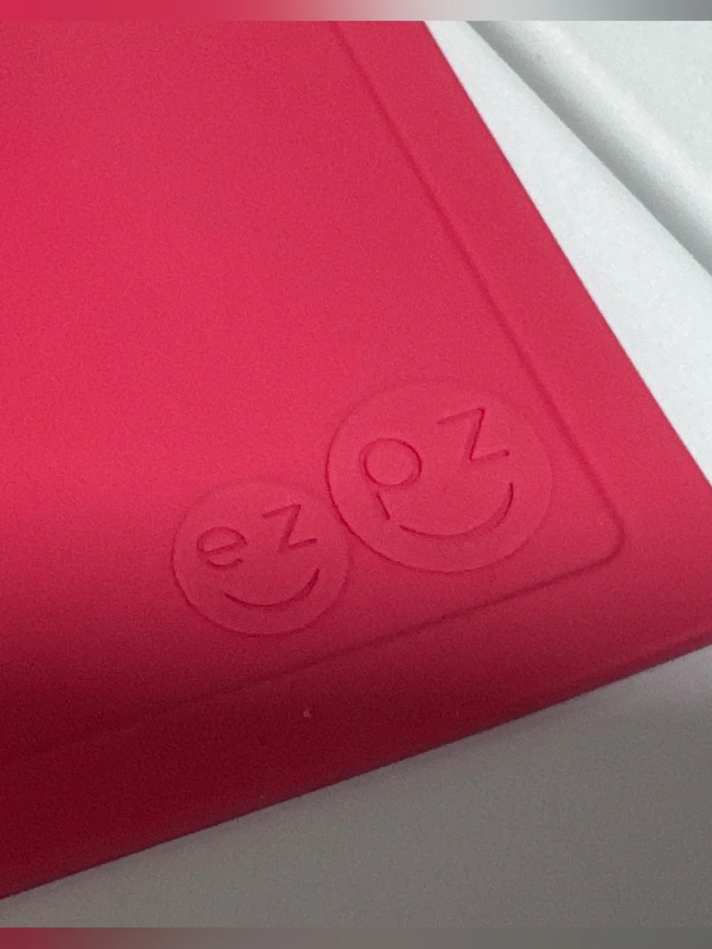 EZ PZ Silicone Plates (Set of two) - Gray and Red / Gently Used